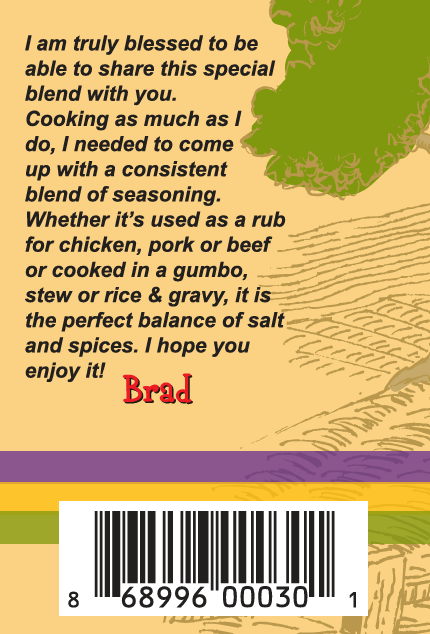 Bad Brad's Crop Dust Seasoning - 16 oz. can