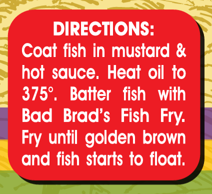 Bad Brad's Cajun Seasoned Fish Fry - 16 oz