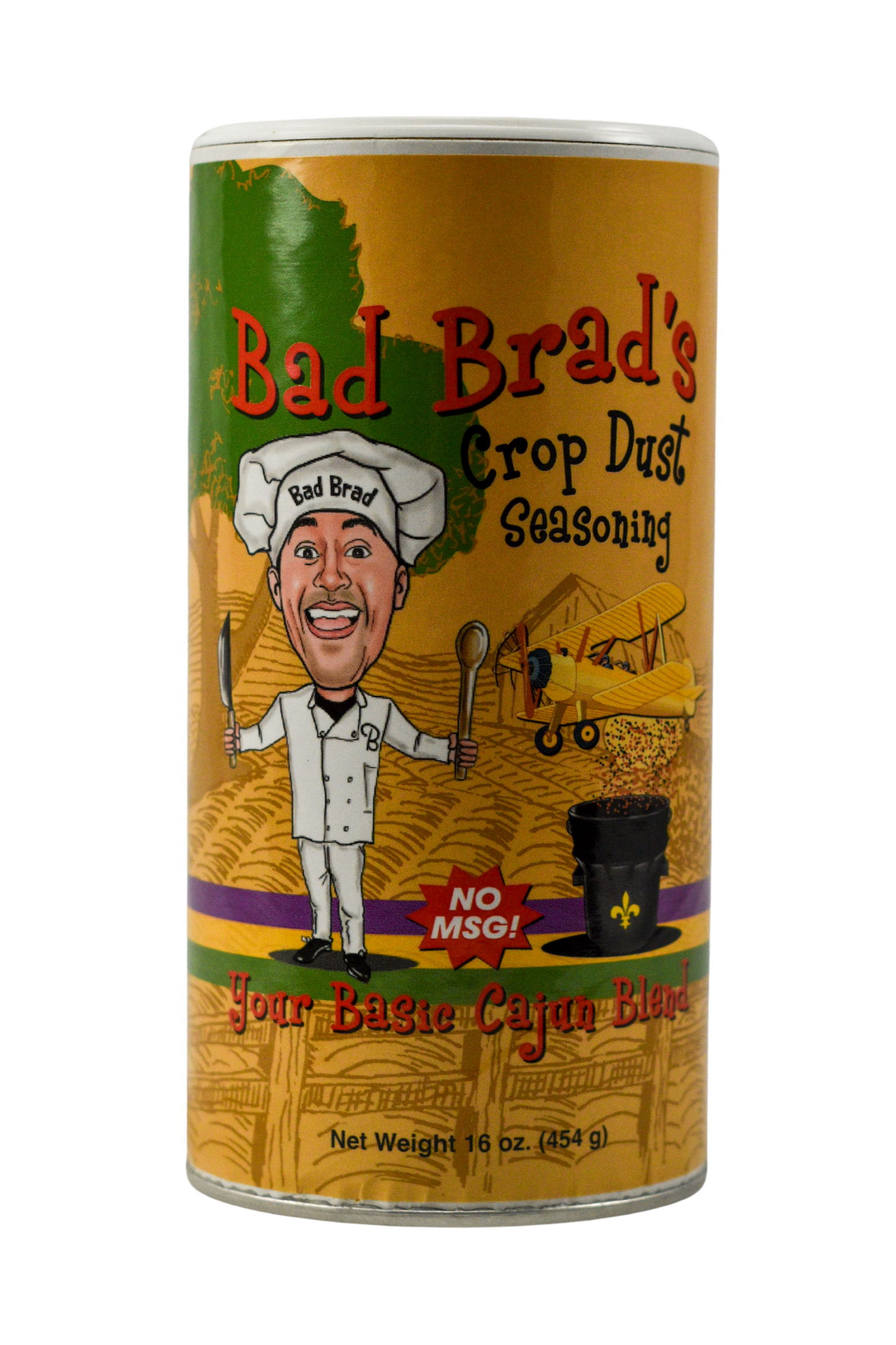 Bad Brad's Crop Dust Seasoning - 16 oz. can