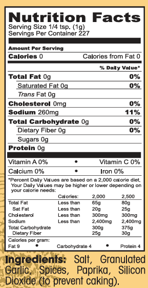 Bad Brad's Crop Dust Seasoning - 16 oz. can
